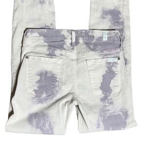 7 For all Mankind Purple Tye Dye Skinny Jeans Size 26